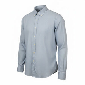 Peter Millar Summer Comfort Blue Diamond Print Performance Shirt Size XL